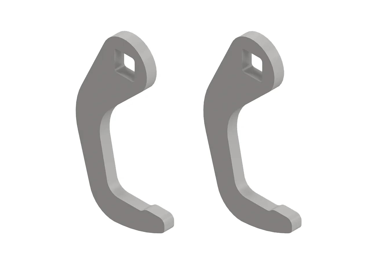 Hakenzunge für Rollladen (Set aus 2 Stück)