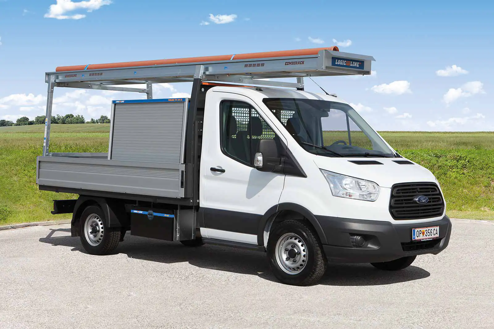 Smart load carriers for the Ford Transit and E-Transit
