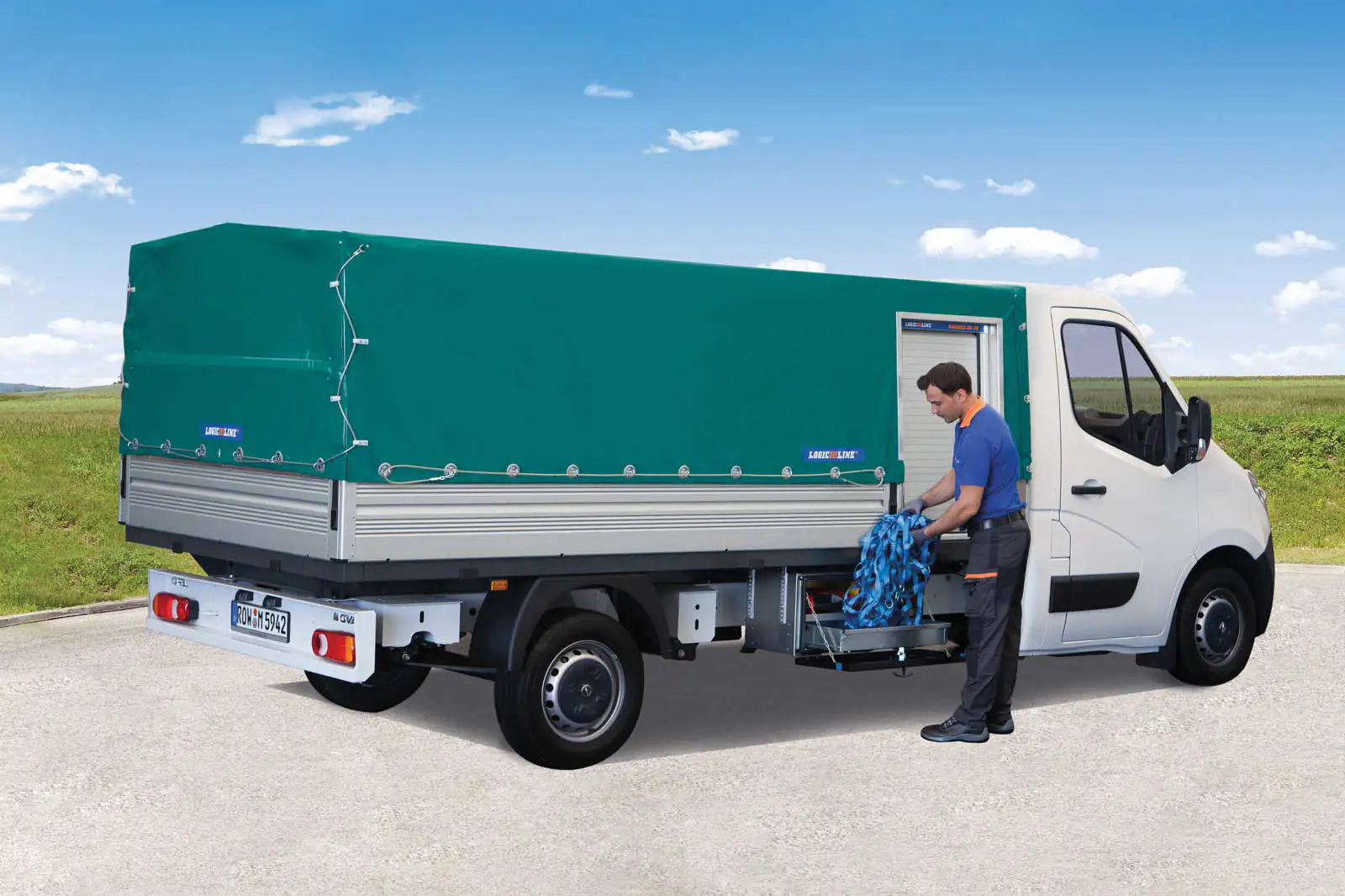 Tarpaulin structure for your Opel Movano