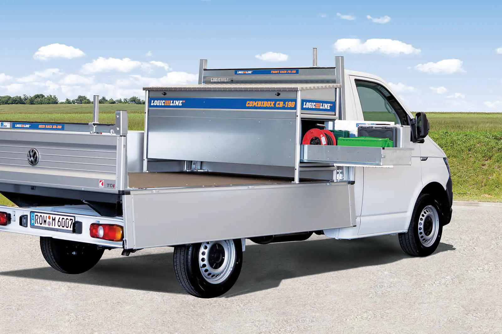 Transport boxes for your VW flatbed